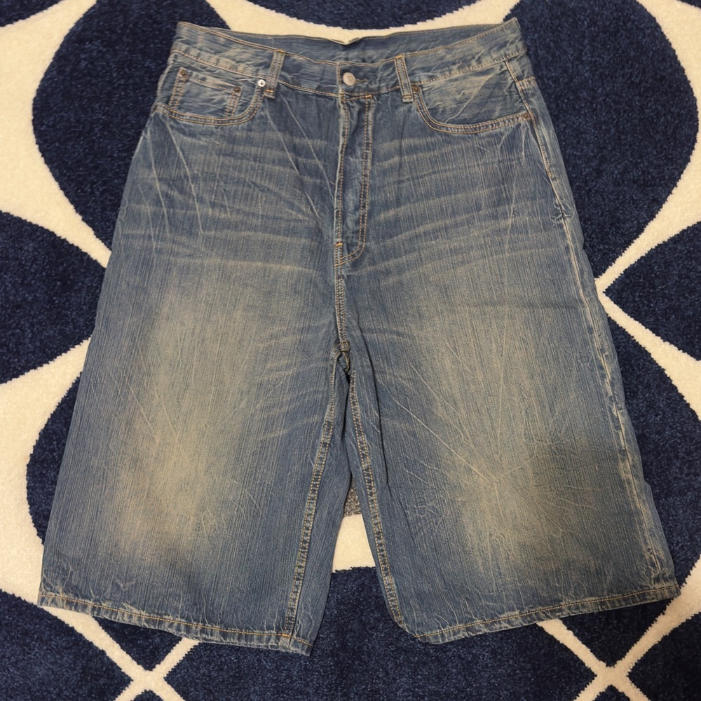 Acne Studios Denim Shorts - Loose Fit Size Eur 52